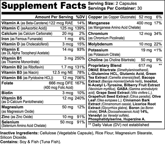 Nootropic Brain & Focus Super Formula